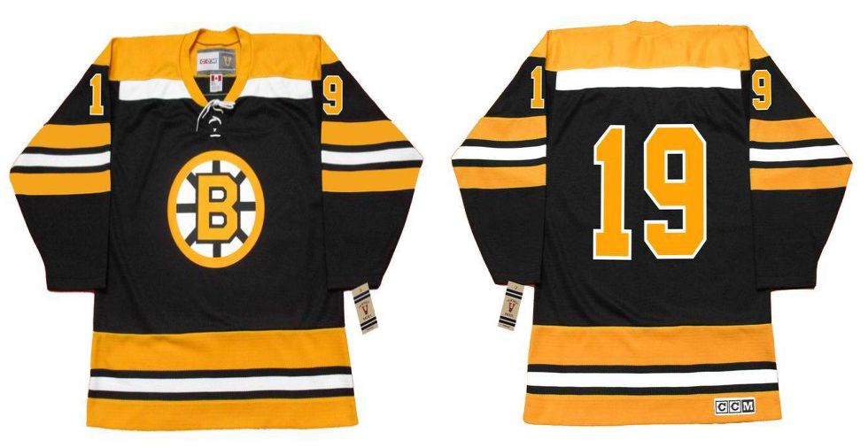 2019 Men Boston Bruins 19 Thornton Black CCM NHL jerseys1